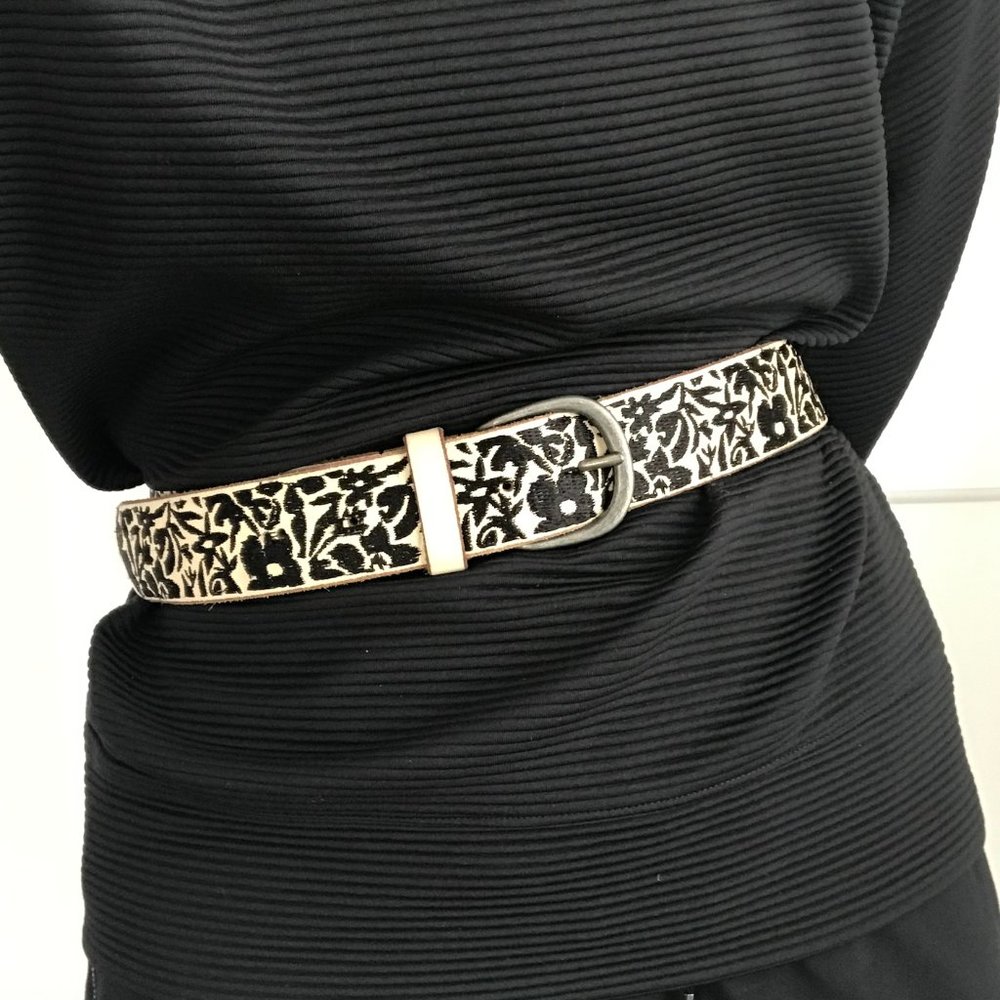 Lucky Brand Jeans Embroidered Belt